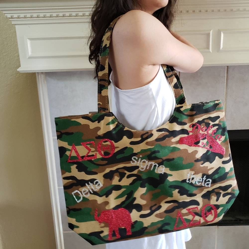 Delta sigma theta sorority totebag